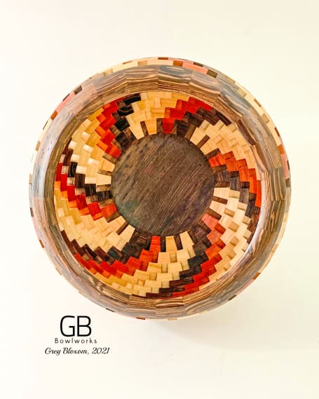 Hand turned wooden bowls